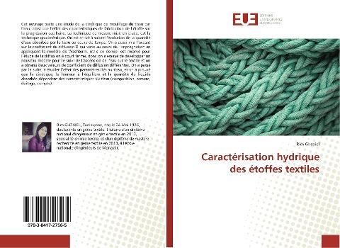 Caractérisation hydrique des étoffes textiles