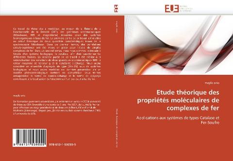 Etude théorique des propriétés moléculaires de complexes de fer