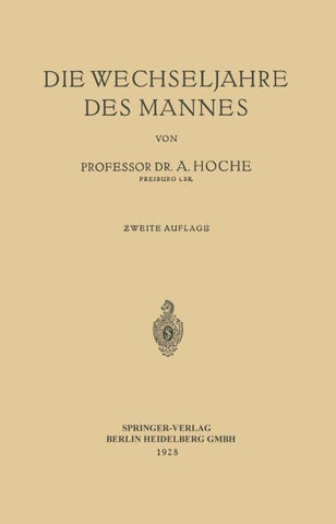 Die Wechseljahre des Mannes