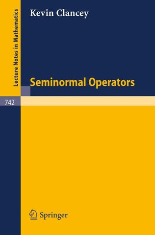 Seminormal Operators