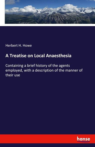 A Treatise on Local Anaesthesia