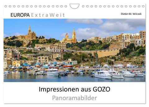 Impressionen aus GOZO - Panoramabilder (Wandkalender 2026 DIN A4 quer), CALVENDO Monatskalender