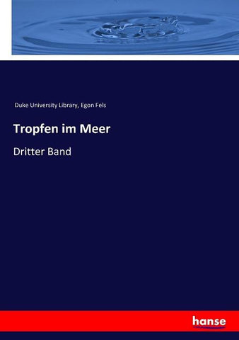 Tropfen im Meer