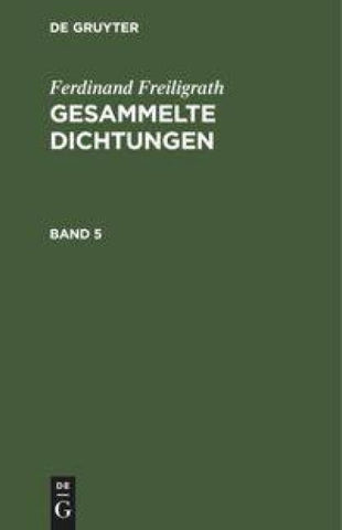Gesammelte Dichtungen. Band 5