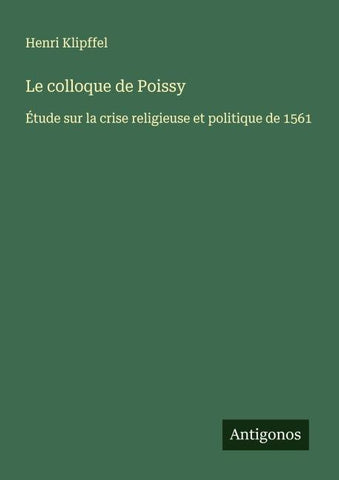 Le colloque de Poissy