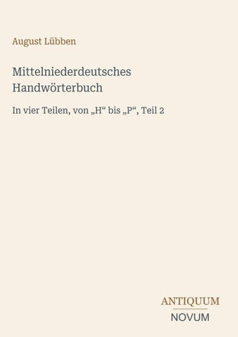 Mittelniederdeutsches Handwörterbuch
