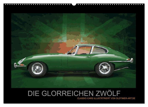 DIE GLORREICHEN ZWÖLF (Wandkalender 2026 DIN A2 quer), CALVENDO Monatskalender