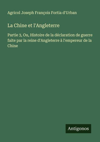 La Chine et l'Angleterre