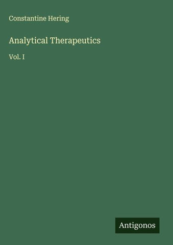 Analytical Therapeutics