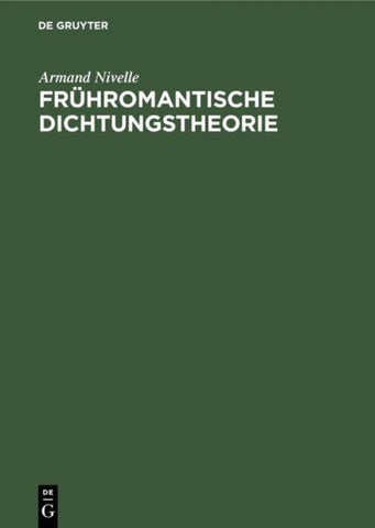 Frühromantische Dichtungstheorie