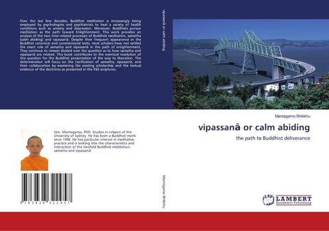 vipassan¿ or calm abiding