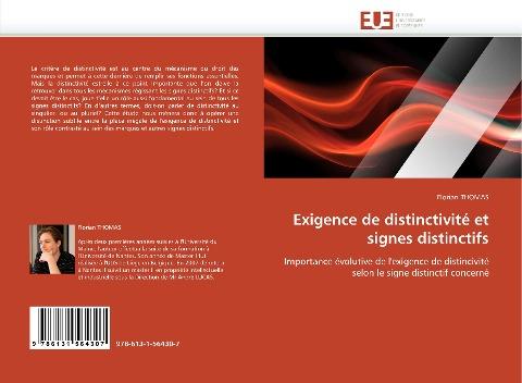 Exigence de distinctivité et signes distinctifs