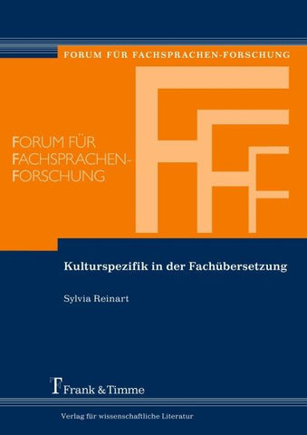 Kulturspezifik in der Fachübersetzung