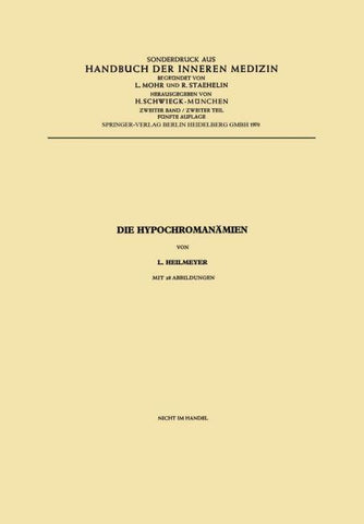 Die Hypochromanämien