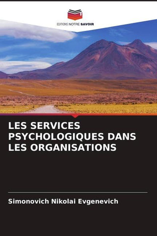 LES SERVICES PSYCHOLOGIQUES DANS LES ORGANISATIONS