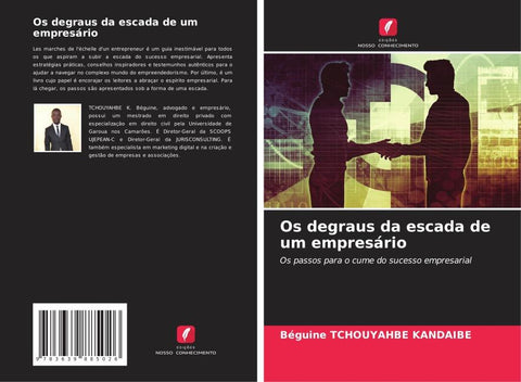 Os degraus da escada de um empresário