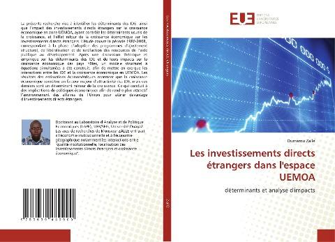 Les investissements directs étrangers dans l'espace UEMOA