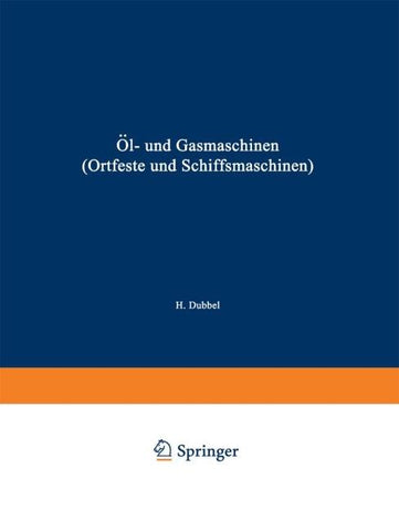 Öl- und Gasmaschinen (Ortfeste und Schiffsmaschinen)
