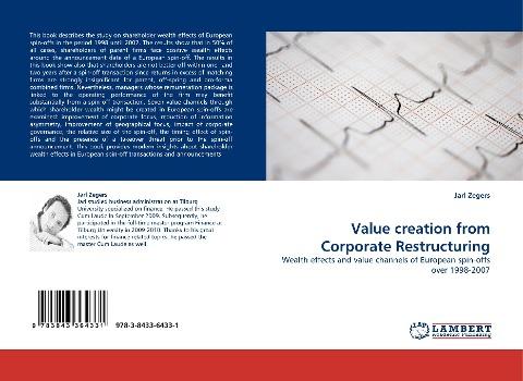 Value creation from Corporate Restructuring