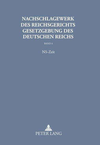 Nachschlagewerk des Reichsgerichts – Gesetzgebung des Deutschen Reichs