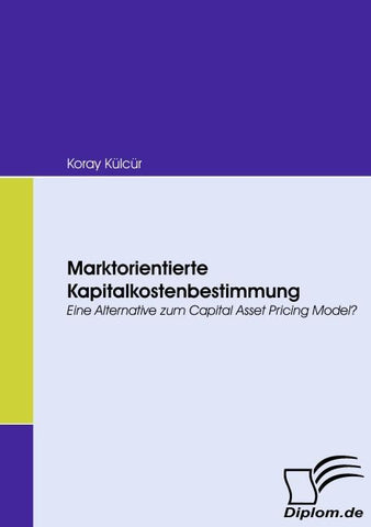 Marktorientierte Kapitalkostenbestimmung