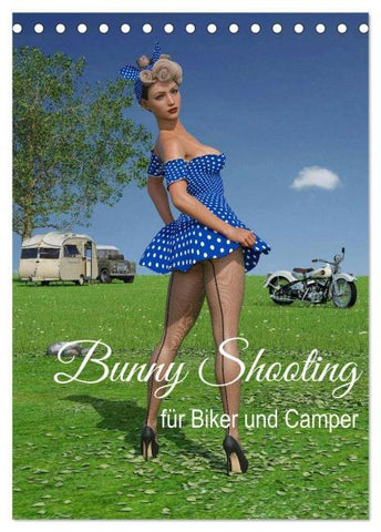 Bunny Shooting (Tischkalender 2026 DIN A5 hoch), CALVENDO Monatskalender
