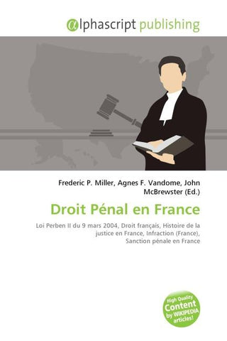 Droit Pénal en France