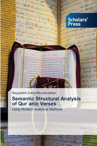 Semantic Structural Analysis of Qur¿anic Verses