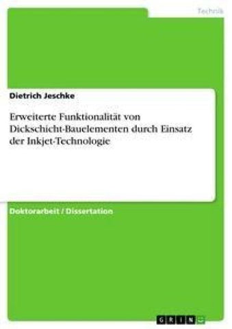 Erweiterte Funktionalität von Dickschicht-Bauelementen durch Einsatz der Inkjet-Technologie