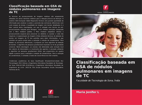 Classificação baseada em GSA de nódulos pulmonares em imagens de TC