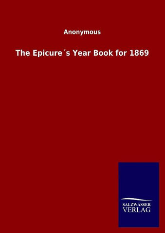 The Epicure´s Year Book for 1869