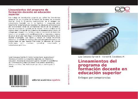Lineamientos del programa de formación docente en educación superior