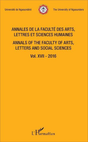 Annales de la faculté des arts, lettres et sciences humaines Vol XVII - 2016