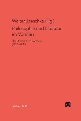 Philosophie und Literatur im Vormärz
