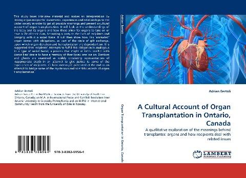 A Cultural Account of Organ Transplantation in Ontario, Canada