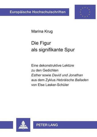 Die Figur als signifikante Spur