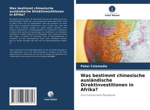 Was bestimmt chinesische ausländische Direktinvestitionen in Afrika?
