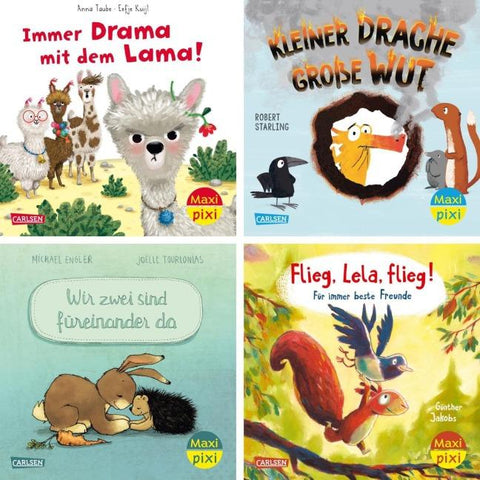 Maxi-Pixi-4er-Set 126: Kleine Tiere – große Gefühle (4x1 Exemplar)