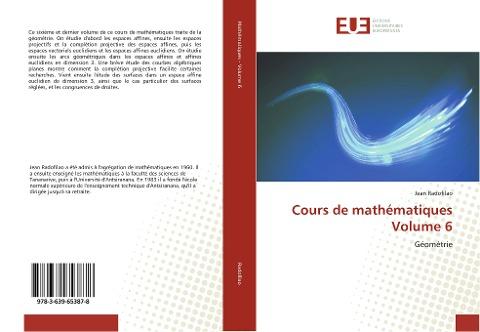 Cours de mathématiques Volume 6