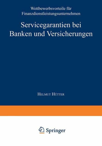 Servicegarantien bei Banken und Versicherungen