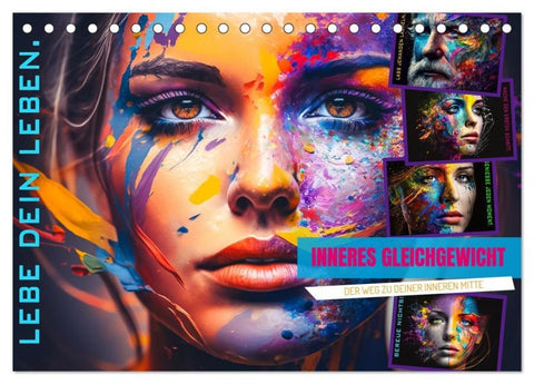Inneres Gleichgewicht (Tischkalender 2026 DIN A5 quer), CALVENDO Monatskalender
