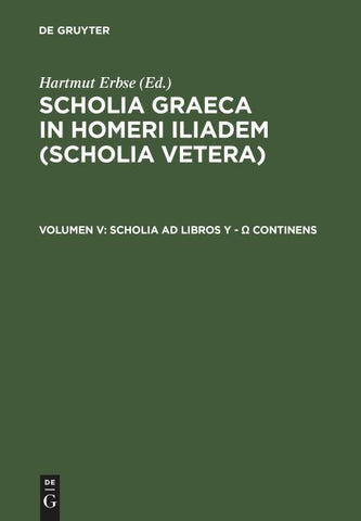 Scholia ad libros Y - Ω continens