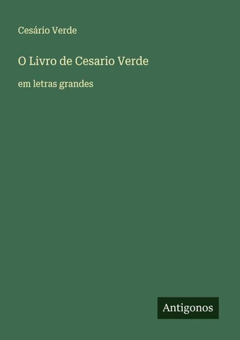 O Livro de Cesario Verde