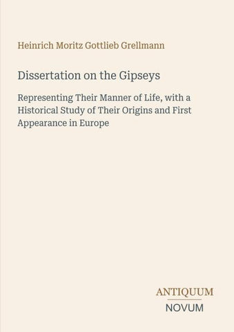 Dissertation on the Gipseys