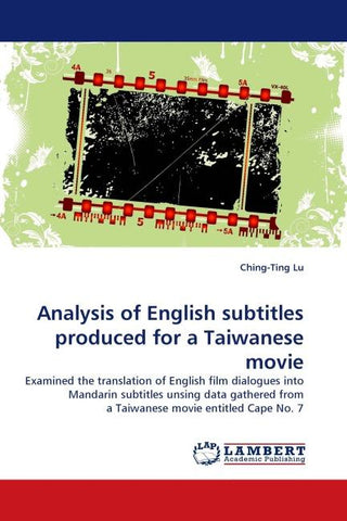Analysis of English subtitles produced for a Taiwanese movie