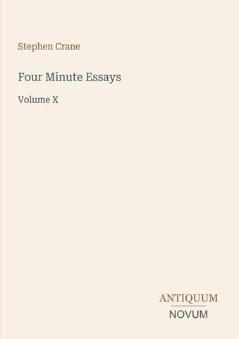 Four Minute Essays