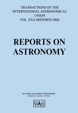 Reports on Astronomy