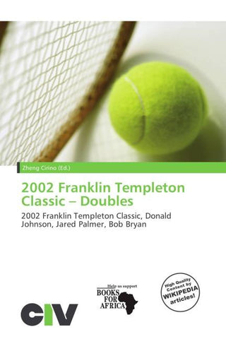 2002 Franklin Templeton Classic - Doubles