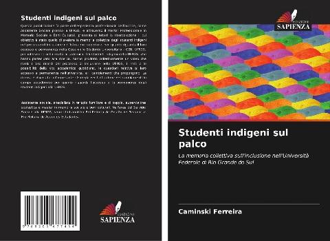 Studenti indigeni sul palco