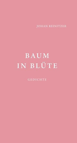 Baum in Blüte - Gedichte